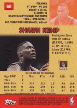 1999-00 Bowman's Best - Refractors #60 Shawn Kemp Back