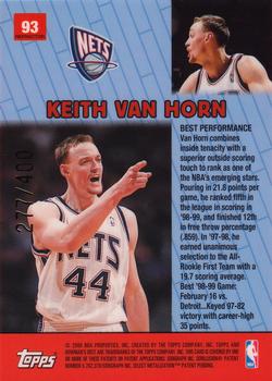 1999-00 Bowman's Best - Refractors #93 Keith Van Horn Back