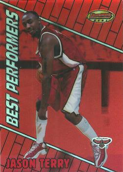 1999-00 Bowman's Best - Refractors #100 Jason Terry Front
