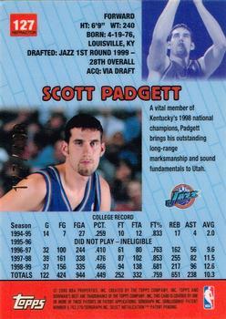 1999-00 Bowman's Best - Refractors #127 Scott Padgett Back