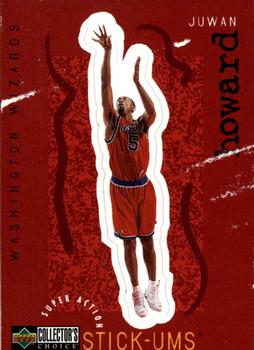 1997-98 Collector's Choice - Super Action Stick 'Ums #S29 Juwan Howard Front