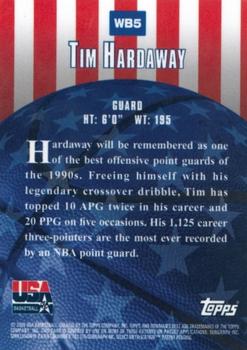 1999-00 Bowman's Best - World's Best #WB5 Tim Hardaway Back