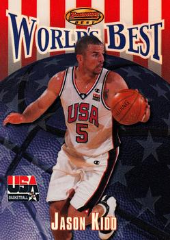1999-00 Bowman's Best - World's Best #WB7 Jason Kidd Front