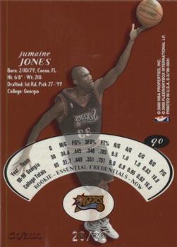 1999-00 E-X - Essential Credentials Now #90 Jumaine Jones Back