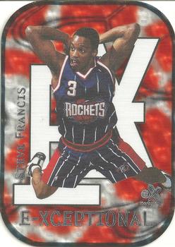 1999-00 E-X - E-Xceptional Red #13XC Steve Francis Front