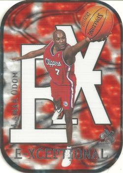1999-00 E-X - E-Xceptional Red #15XC Lamar Odom Front