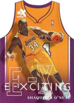 1999-00 E-X - E-Xciting #5XCT Shaquille O'Neal Front
