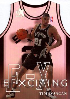 1999-00 E-X - E-Xciting #7XCT Tim Duncan Front