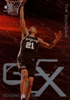1999-00 E-X - Generation E-X #4GX Tim Duncan Front
