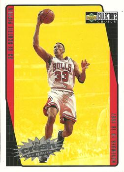 1997-98 Collector's Choice - You Crash the Game Scoring #C4 Scottie Pippen Front