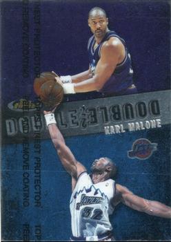 1999-00 Finest - Double Double #D10 Karl Malone Front