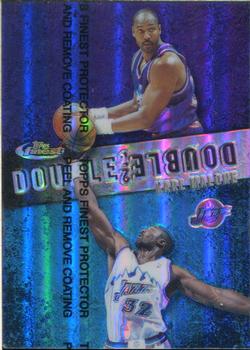 1999-00 Finest - Double Double Refractors #D10 Karl Malone Front