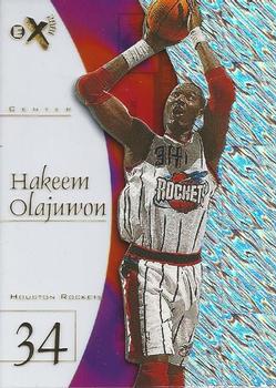 1997-98 E-X2001 #25 Hakeem Olajuwon Front