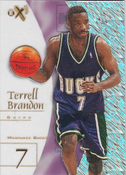 1997-98 E-X2001 #35 Terrell Brandon Front