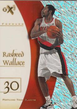 1997-98 E-X2001 #56 Rasheed Wallace Front