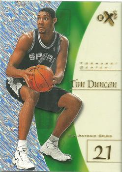 1997-98 E-X2001 #75 Tim Duncan Front