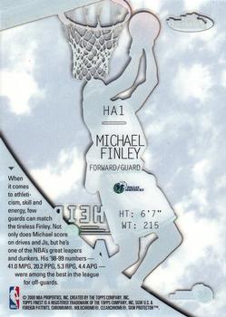 1999-00 Finest - Heirs to Air #HA1 Michael Finley Back