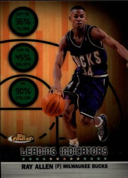 1999-00 Finest - Leading Indicators #L9 Ray Allen Front