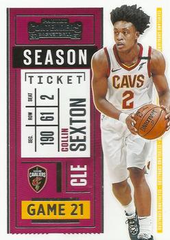 2020-21 Panini Contenders #10 Collin Sexton Front