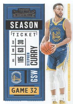 2020-21 Panini Contenders #20 Stephen Curry Front