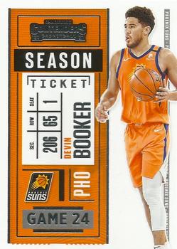 2020-21 Panini Contenders #37 Devin Booker Front