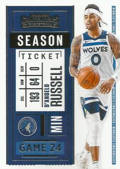 2020-21 Panini Contenders #38 D'Angelo Russell Front