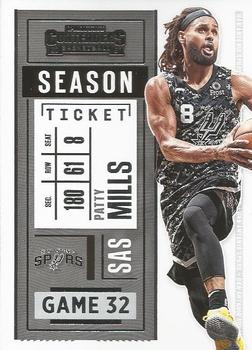 2020-21 Panini Contenders #43 Patty Mills Front