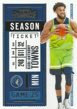 2020-21 Panini Contenders #67 Karl-Anthony Towns Front