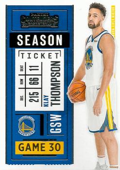 2020-21 Panini Contenders #72 Klay Thompson Front