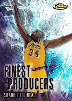 1999-00 Finest - Finest Producers Refractors #FP1 Shaquille O'Neal Front