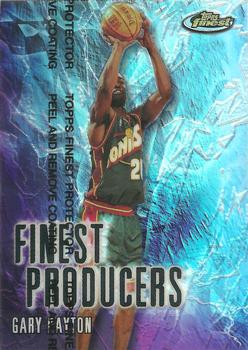 1999-00 Finest - Finest Producers Refractors #FP9 Gary Payton Front