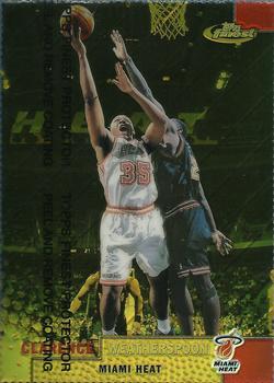 1999-00 Finest - Gold Refractors #19 Clarence Weatherspoon Front