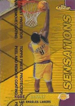 1999-00 Finest - Gold Refractors #128 Kobe Bryant Front