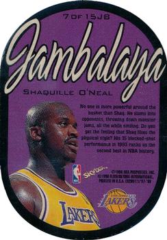 1997-98 E-X2001 - Jambalaya #7JB Shaquille O'Neal Back
