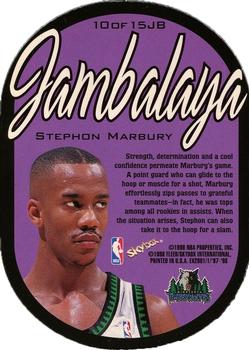 1997-98 E-X2001 - Jambalaya #10JB Stephon Marbury Back