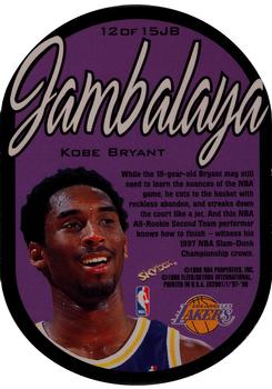 1997-98 E-X2001 - Jambalaya #12JB Kobe Bryant Back
