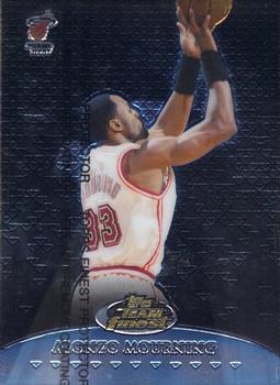 1999-00 Finest - Team Finest Blue #TF11 Alonzo Mourning Front