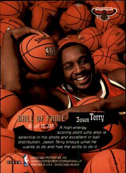 1999-00 Flair Showcase - Ball of Fame #6 BF Jason Terry Back