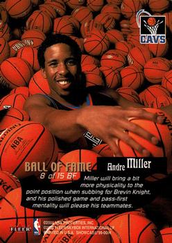 1999-00 Flair Showcase - Ball of Fame #8 BF Andre Miller Back