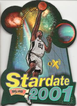 1997-98 E-X2001 - Star Date 2001 #5SD Tim Duncan Front