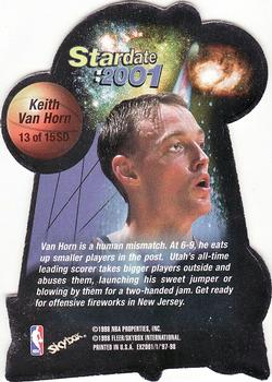 1997-98 E-X2001 - Star Date 2001 #13SD Keith Van Horn Back