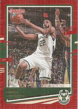 2020-21 Donruss - Choice Red #185 Khris Middleton Front