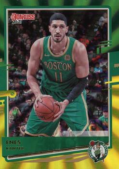 2020-21 Donruss - Holo Green and Yellow Laser #27 Enes Kanter Front