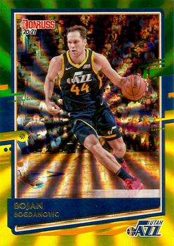 2020-21 Donruss - Holo Green and Yellow Laser #36 Bojan Bogdanovic Front