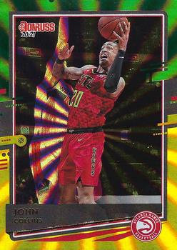 2020-21 Donruss - Holo Green and Yellow Laser #54 John Collins Front