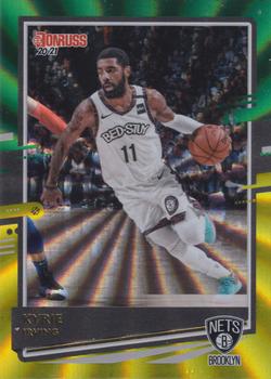 2020-21 Donruss - Holo Green and Yellow Laser #59 Kyrie Irving Front