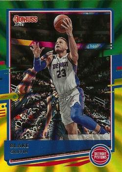 2020-21 Donruss - Holo Green and Yellow Laser #69 Blake Griffin Front