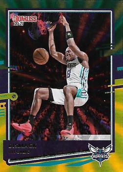 2020-21 Donruss - Holo Green and Yellow Laser #78 Bismack Biyombo Front