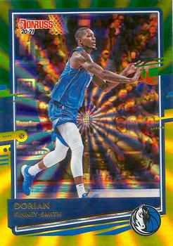 2020-21 Donruss - Holo Green and Yellow Laser #79 Dorian Finney-Smith Front