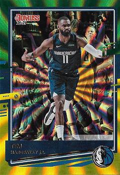 2020-21 Donruss - Holo Green and Yellow Laser #90 Tim Hardaway Jr. Front